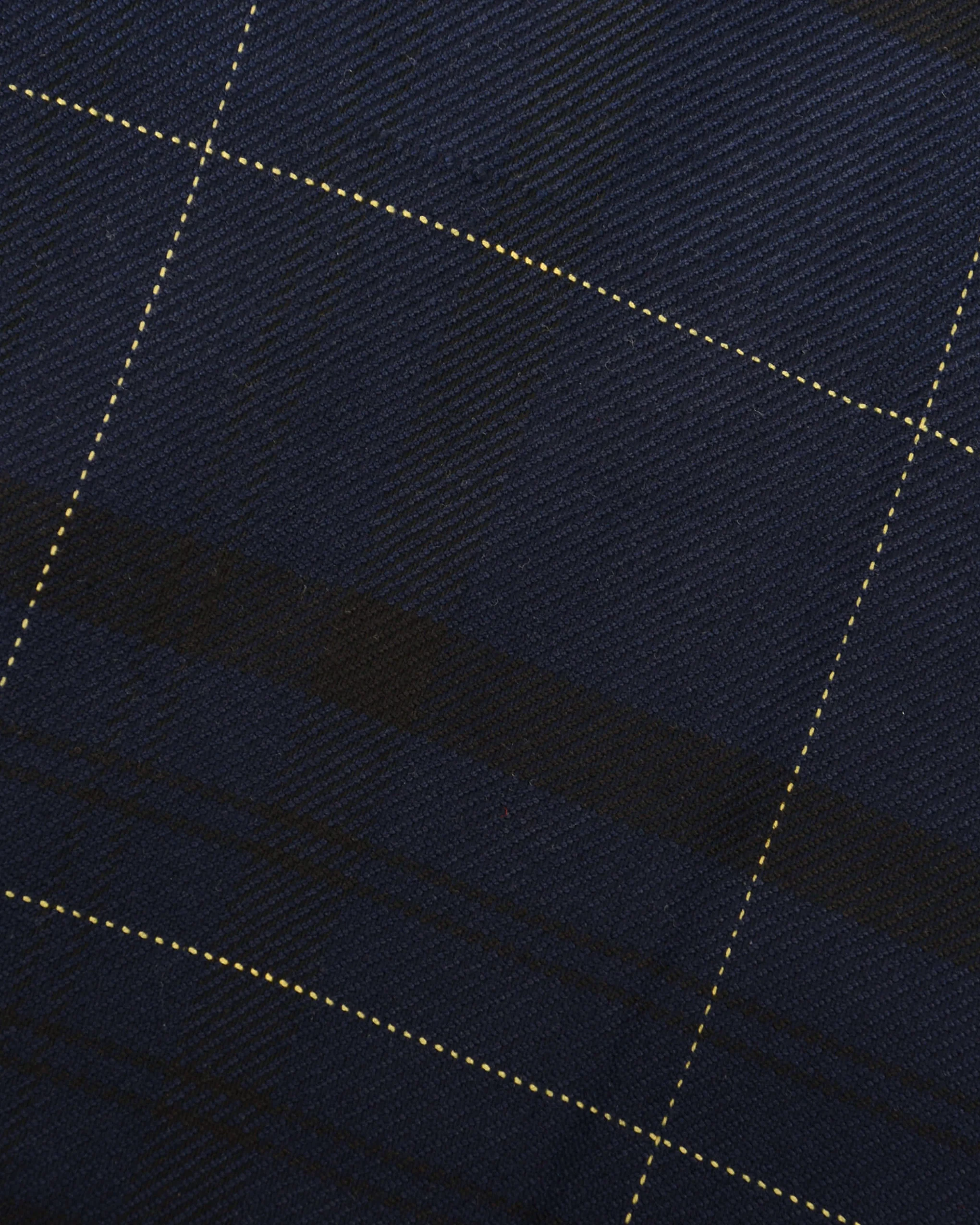 Blue Tartan Stretch Plaid Bell Bottom Trousers - Image 4
