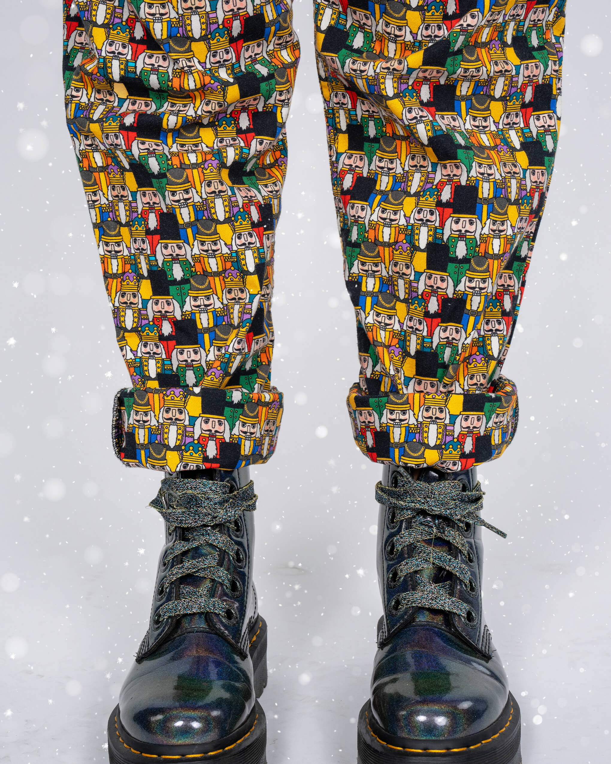 Festive: Nutcracker Parade Stretch Twill Dungarees - Image 13