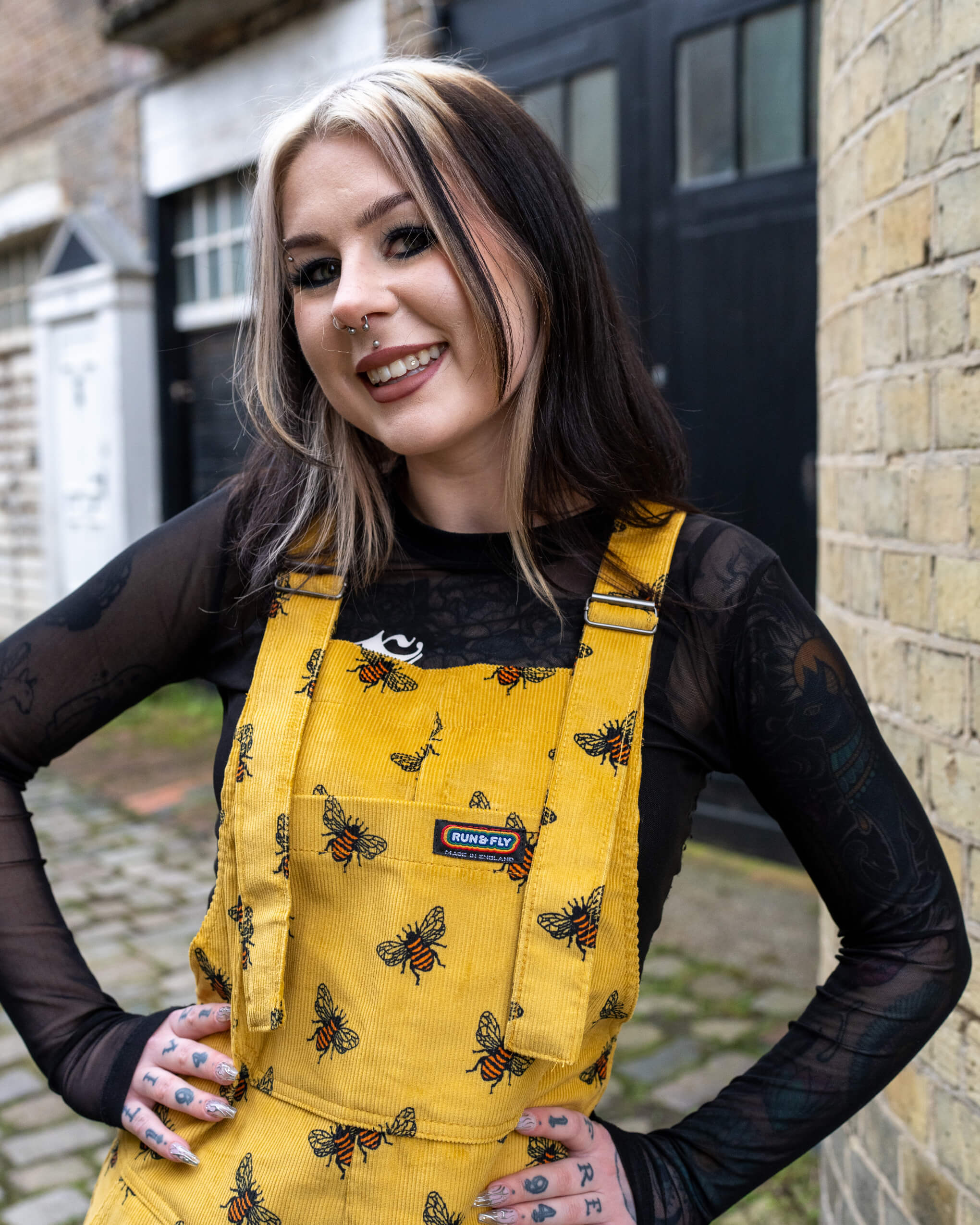 Gold Bee Corduroy DungaBee Dungarees - Image 3