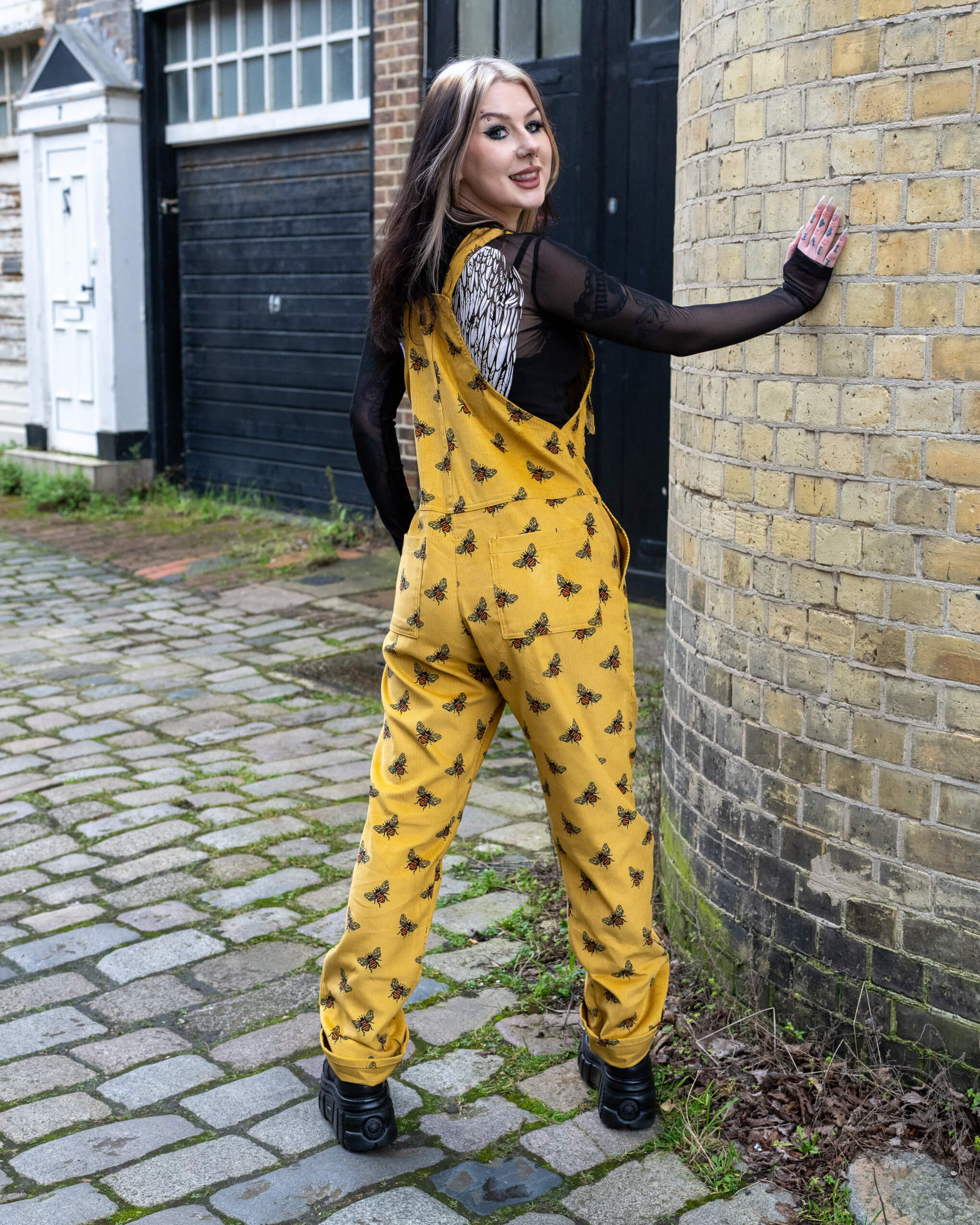 Gold Bee Corduroy DungaBee Dungarees - Image 6